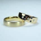 Trauringe 585er Gelbgold
